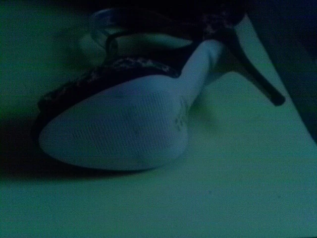 PLEASER BLISS-33 4 1/4" Tacón de aguja Estilo D'Orsay Plataforma Punta abierta Bomba 6 m Foto 4 de 4