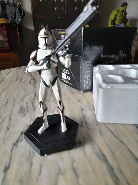 Star Wars the clone wars coruscant guard maquette