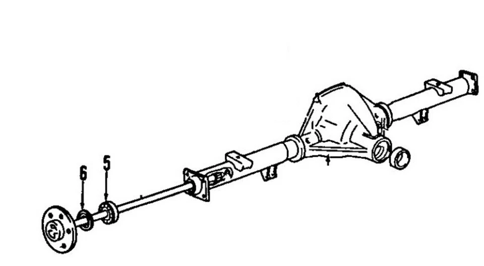 Комплект подшипников и уплотнений заднего колеса 1991-2003 FORD EXPLORER (только для новой оси) ПАРА - Изображение 3 из 3