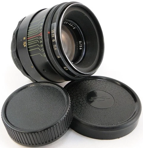 ⭐SERVICED⭐ HELIOS 44-2 58mm f/2 Russian Lens M42 + Adapter Fujifilm X Mount FX