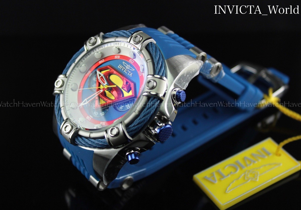 Invicta DC Comics SUPERMAN Classic Limited Ed. Red & Blue Invicta DC Comics SUPERMAN Classic Limited Ed. Red & Blue