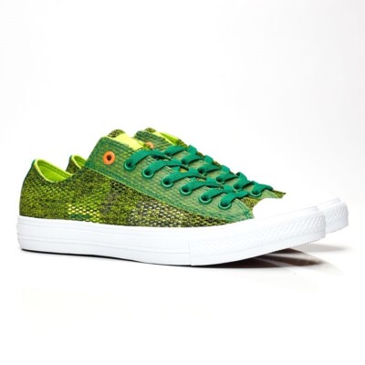 CONVERSE Sneaker 'Chuck Taylor II Low Snakeskin' grün EUR