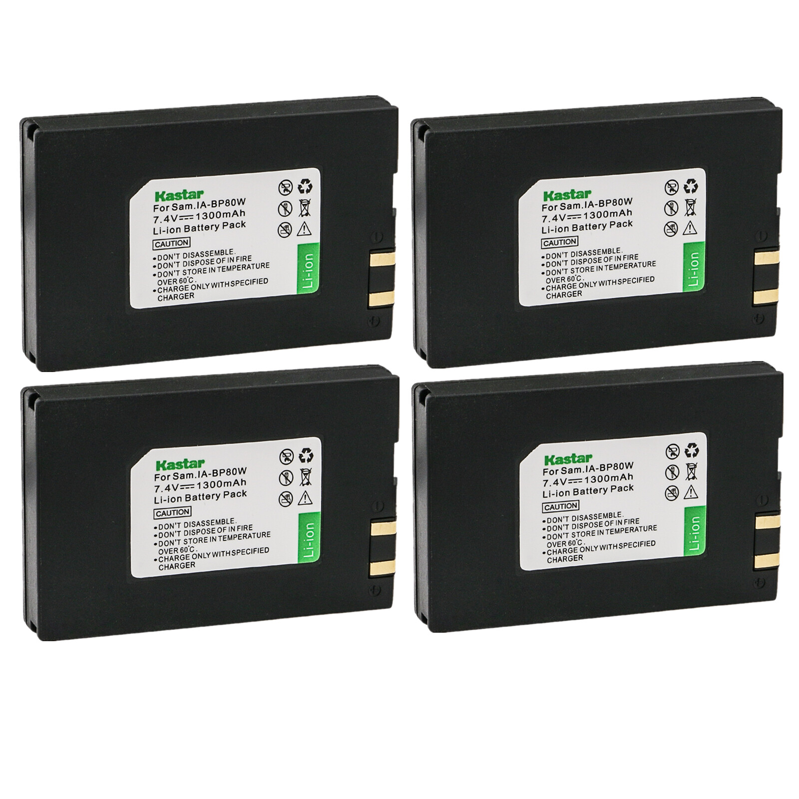 Kastar Replacement Battery Pack for IA-BP80W & Samsung SC-DX