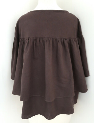 NIKO AND Cropped ruffle top sz 4 L | eBay