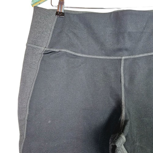 GAP Sculpt Ponte Negro Gris Cremallera Parte Inferior Grueso Legging Contorno, Talla. XL, nuevo con etiquetas - Imagen 4 de 8
