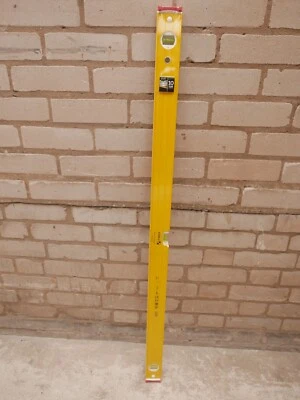 STABILA 96/2 48" HEAVY DUTY DOUBLE PLUMB SPIRIT LEVEL + FREE BRICK LINE