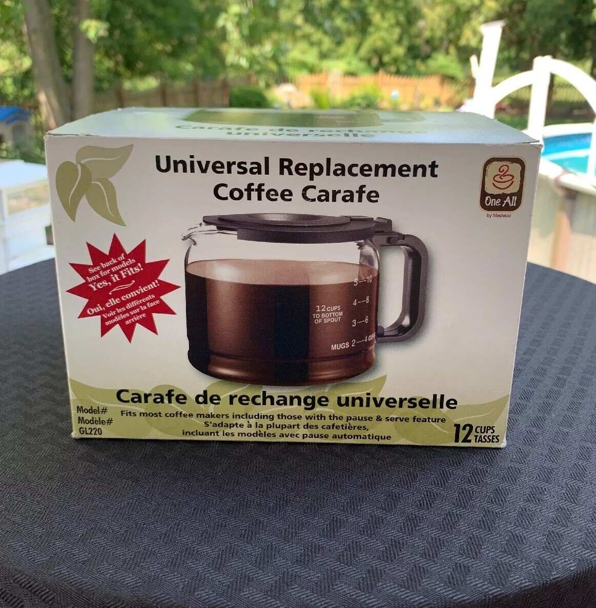 One All by Medelco 12Cup Universal Replacement Coffee Carafe Model