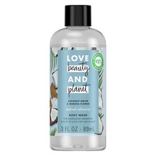 Love Beauty and Planet Body Wash Coconut Water  Mimosa Flower 3 Oz - 12 Packs