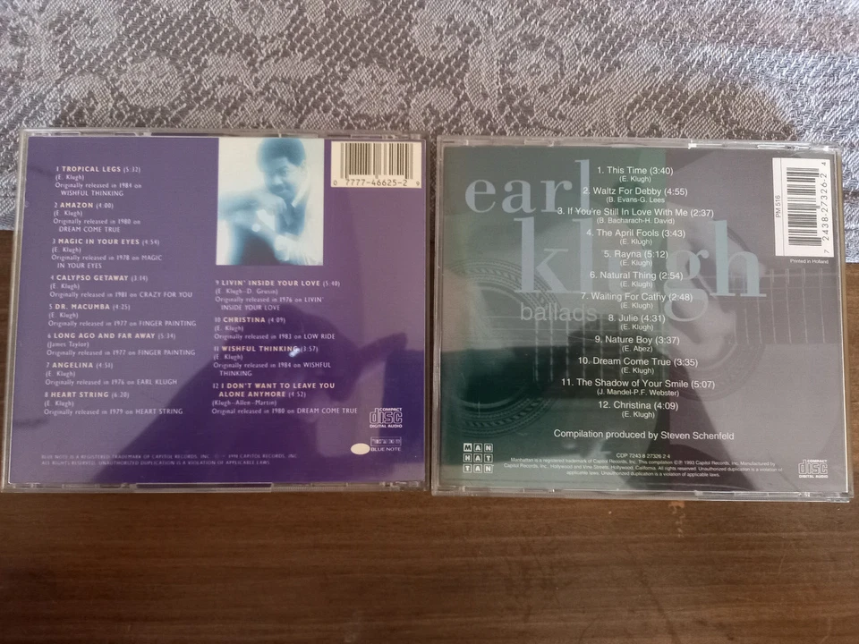2 CDs von Earl Klugh - Ballads - The Best of - Blue Note Records - Bild 2 von 2