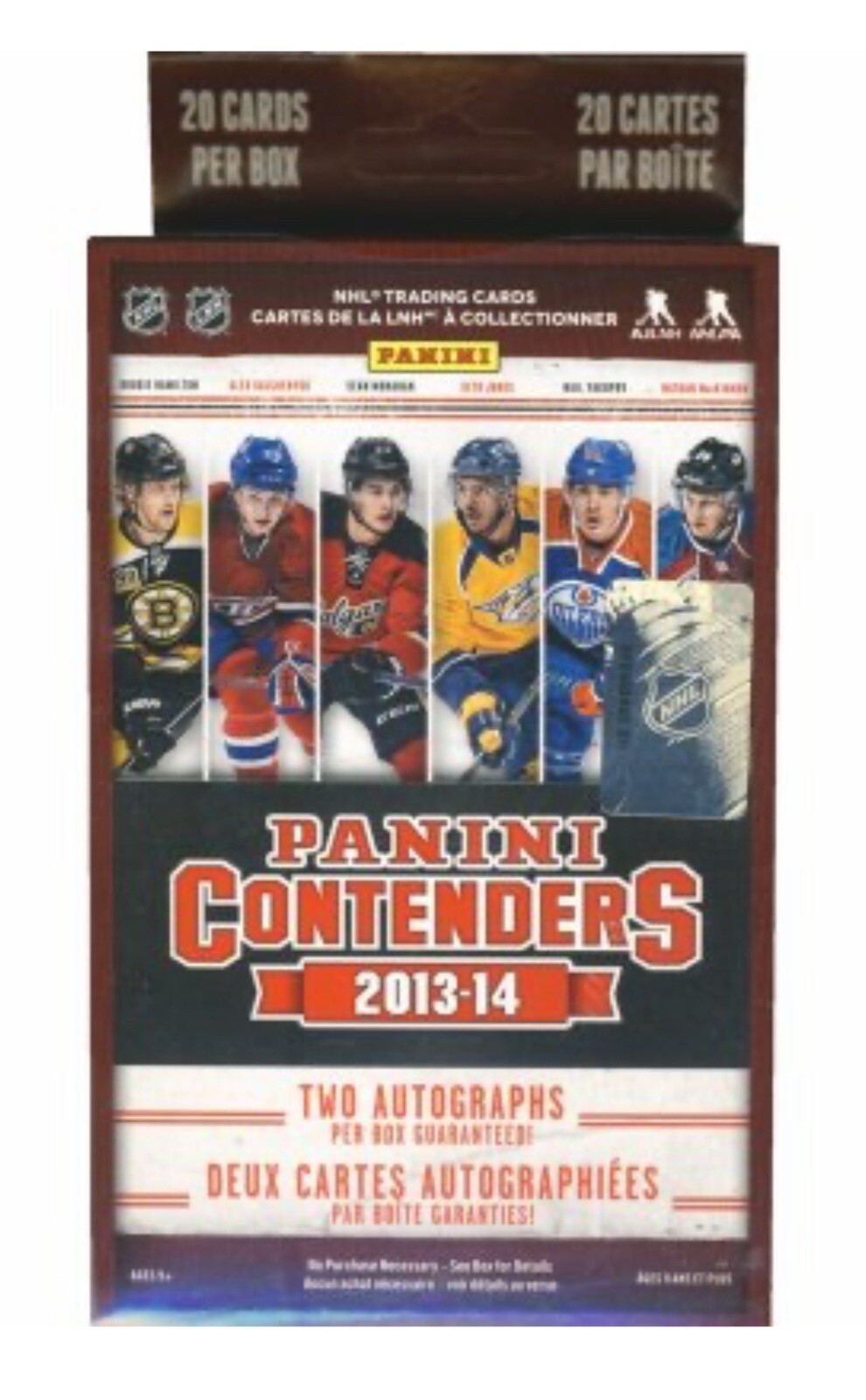 Blaster Box Hockey Cards 2013 Panini Contenders trading card — raw and PSA graded price guide