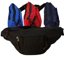 Four Zipper Fanny Pack, Waist Belt, Bum Bag, Pouch Bag, Money Belt