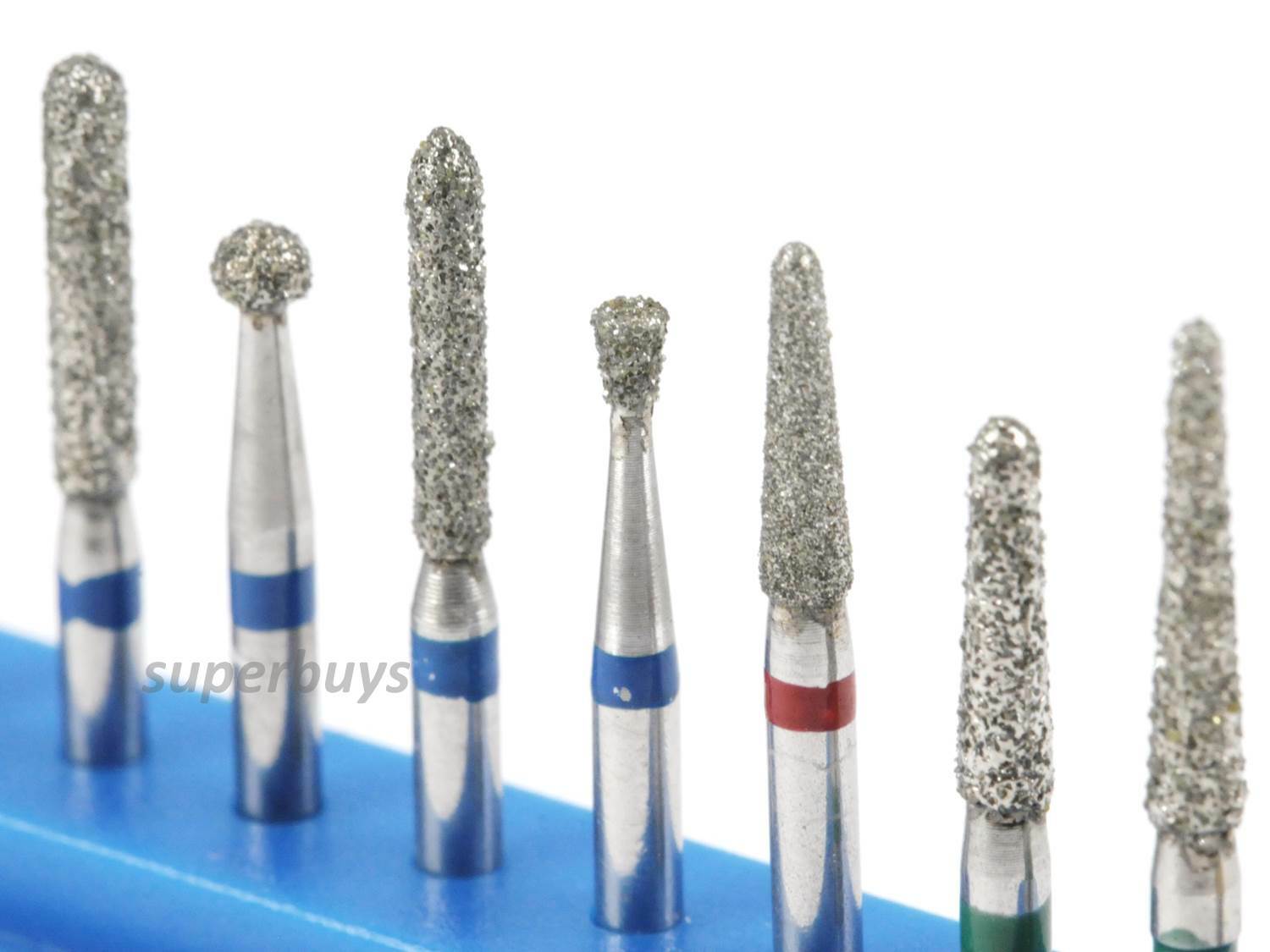 10pc FG108 Diamond Dental Lab Drilling Burs Burrs Interproximal Cross
