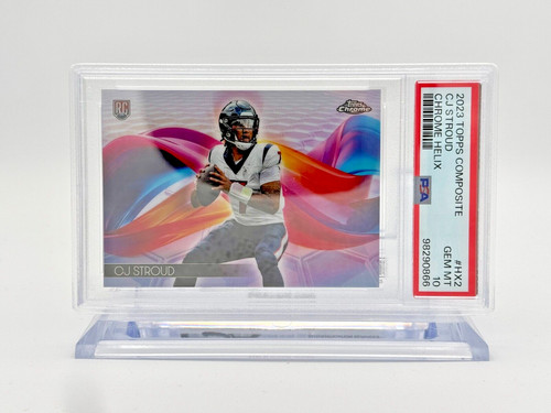 2023 Topps Chrome Composite CJ Stroud Rookie RC Helix SP Case Hit ROOKIE PSA 10