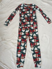 PJ Place Pajama set Christmas dark skin Santa size 4T All Over Print Unisex