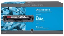 New Office Depot Reman Toner Cartridge Replaces HP 128A, Black