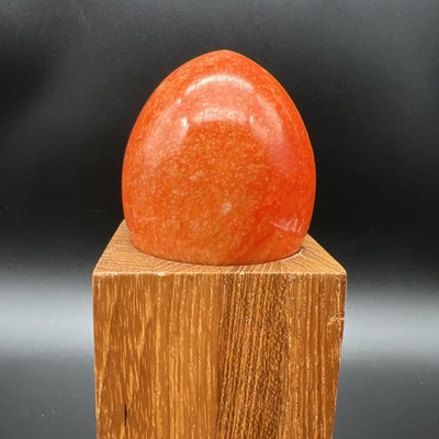 Orange Aventurine Egg 57mm x 44mm/158 g