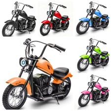Electric Motorcycle for Kids 24V, Ambient Light, Music, Fog  60-Min Ride Time