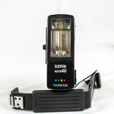 Sunpak Auto 411 Thyristor Flash Package -- Flash, tele-kit, and filter kit