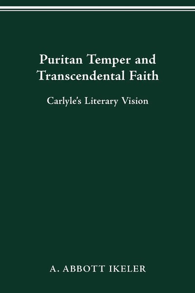 A. Abbott Ikeler | Puritan Temper And Transcendental Faith | Taschenbuch (2015)-image
