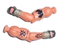 GI Joe Body Part 2005 Dreadnok Torch V2      Arm Set     C8.5 Very Good