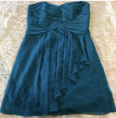 oasis color bridesmaid dress Dusty Lavender Chiffon Bridesmaid Dress A-Line Knee-Length