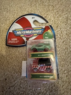 Micro Machines Brown Car 2Pack Set Christmas Target Exclusive Candy Cane MOC