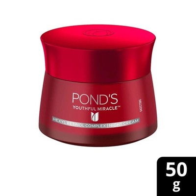 Ponds Age Miracle Anti Aging Night Cream With Retinol C Niacinamide (50gm)