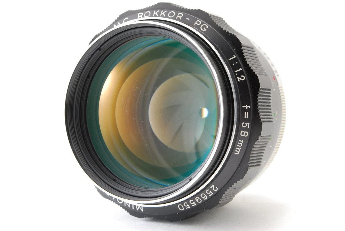 Minolta 58mm Focal f/1.2 Camera Lenses for sale | eBay