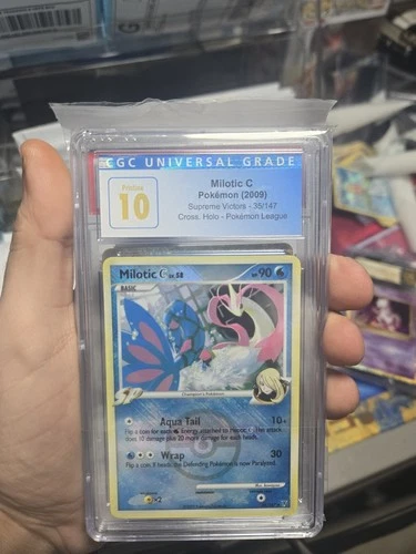 Pokemon Milotic C #35 Crosshatch Holo Pokemon League CGC 10