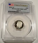 2021-S 10c SILVER PCGS PR70DCAM ROOSEVELT DIME FIRST STRIKE PROOF DEEP CAMEO