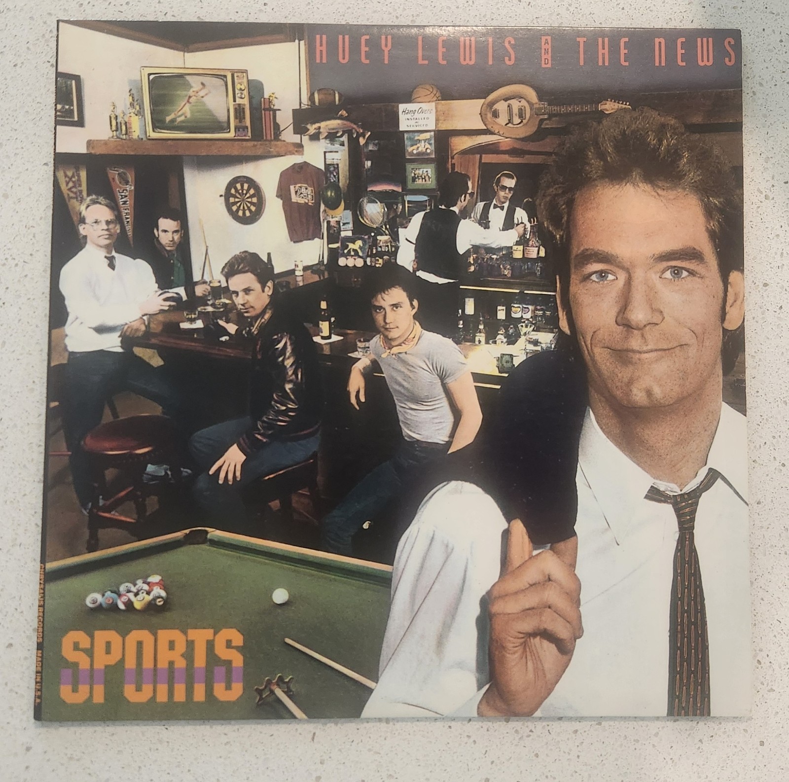 Huey Lewis and the News “Sports” Vinyl LP Chrysalis 1983