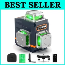 Laser Level Self Leveling 3x360° 3D Green Cross Li