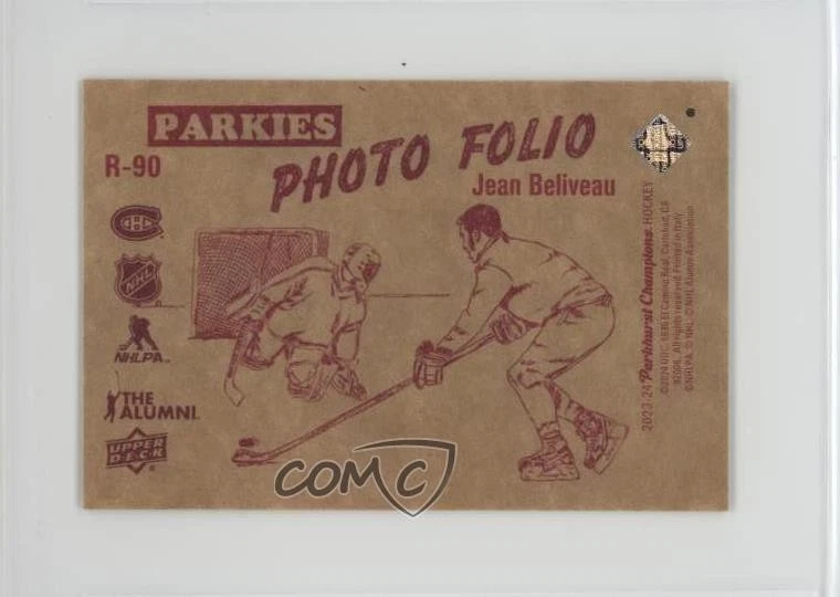 2023 Upper Deck Parkhurst Champions 52 Retros Album Back Jean Beliveau #R-90 HOF - Image 2 of 2