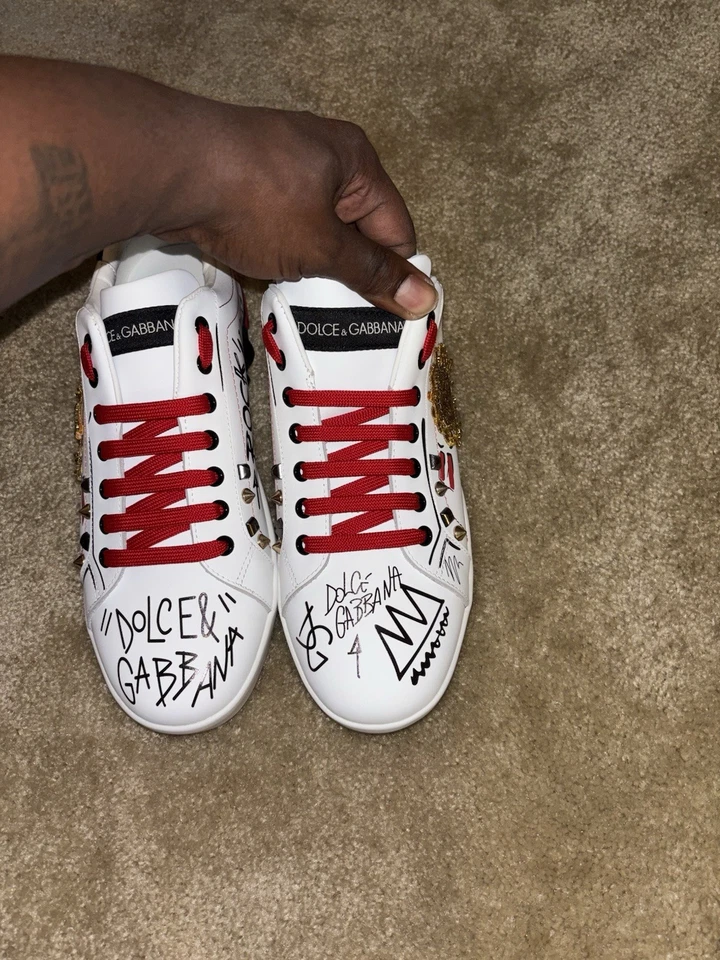 Dolce Gabbana Portofino Zapatillas Talla EU 44/10 EE. UU. Lote Foto 4 de 4