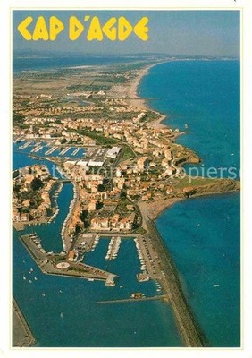 Cap-d Agde Fliegeraufnahme Hafen 