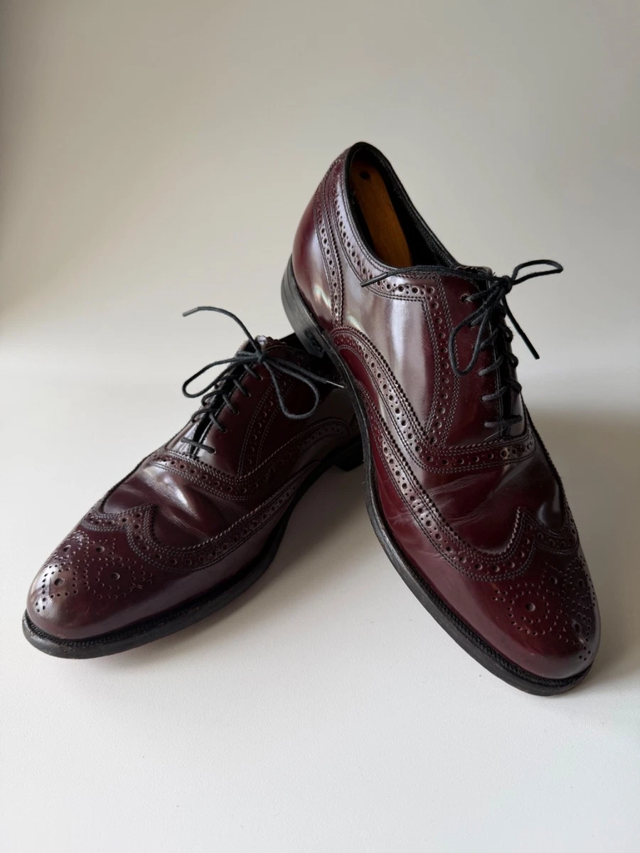 Florsheim Mens Burgundy Leather Cap Toe Oxford Dress Shoes K11073 03 8D Brazil Shop Florsheim Red Leather Shoes | The Suit Depot main image 2