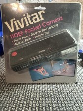 Vivitar 110 EF Vintage 1994 Pocket Camera with Flash New Sealed
