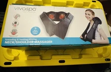 Vivaspa Neck/Shoulder Massager Kneading and Heating Deep Kneading Portable