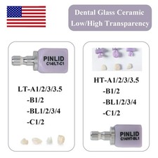Dental Emax CAD/CAM Cerec Blocks Glass Ceramic Lithium Dislicate Block HT/LT C14