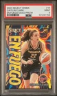 2024 PANINI SELECT WNBA EN FUEGO GOLD PRIZM #14 CAITLIN CLARK ROOKIE /10 PSA 9