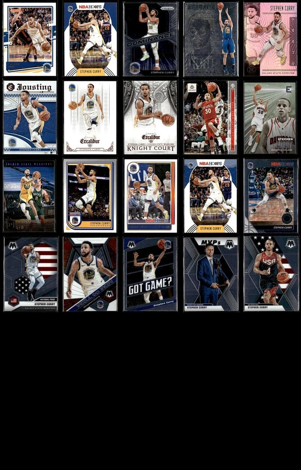 Stephen Curry Basketball Card Lot of (50) Warriors Future HOF Value! - Image 2 of 4
