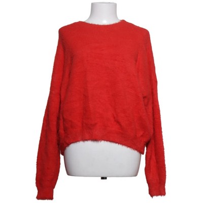 By Clara, Strickpullover, Größe: M/L, Rot, Polyester/Viskose, Einfarbig #B3O