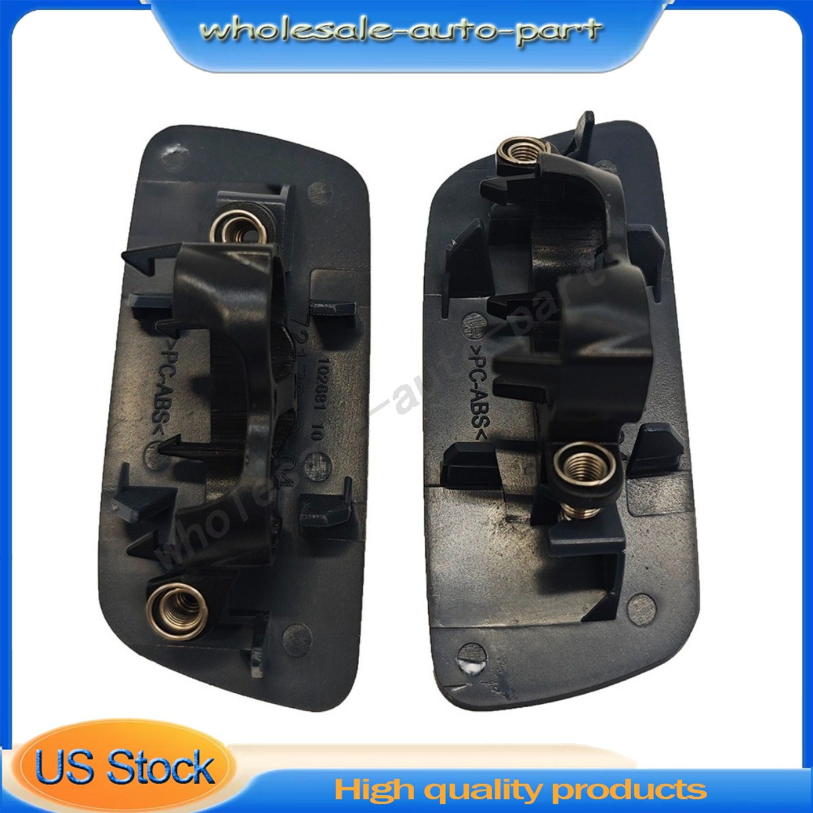 2PCS Front Headlight Washer Cover For 10-18 Rolls-Royce Ghost 61677244959/960