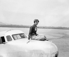 California Sitting On Top Of The World Amelia Earhart Putnam Ameri- Old Photo