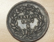 1897 Mexico 1 Centavo