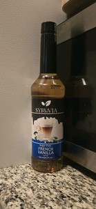 Syruvia Sugar Free French Vanilla Dessert Syrup, 0 Cal per Serving, 25.4 fl oz