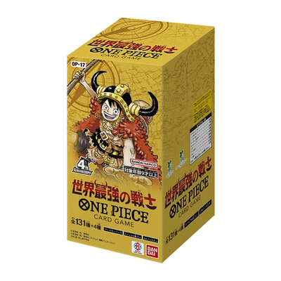ONE PIECE OP-17 Card Game Booster box (JP VER) factory sealed case