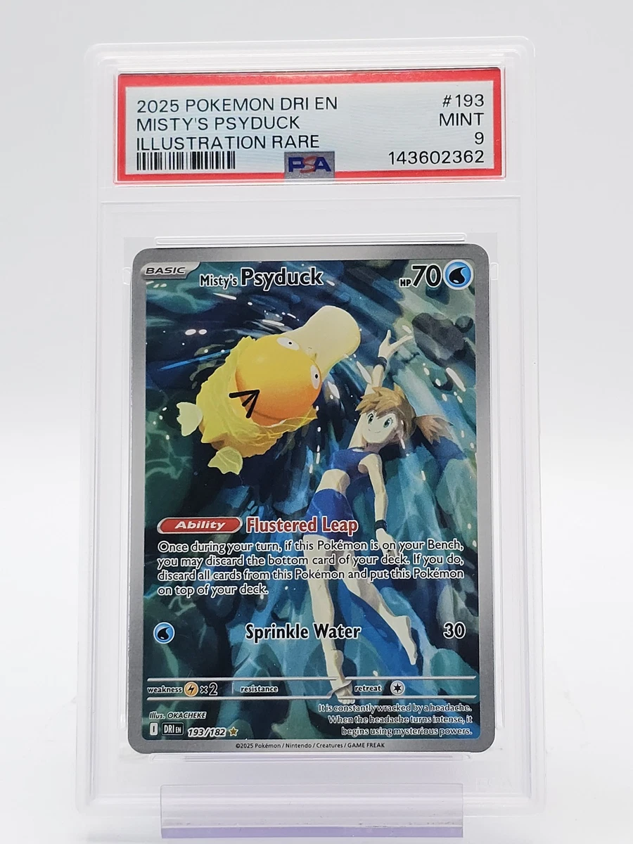 Las mejores ofertas en Misty's Psyduck 193/182 Sv10: Destined