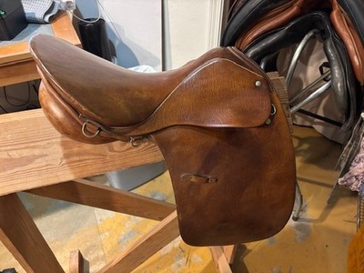 Courbette Baron Von Trenck German Dressage Saddle, 17.5 '', light brown