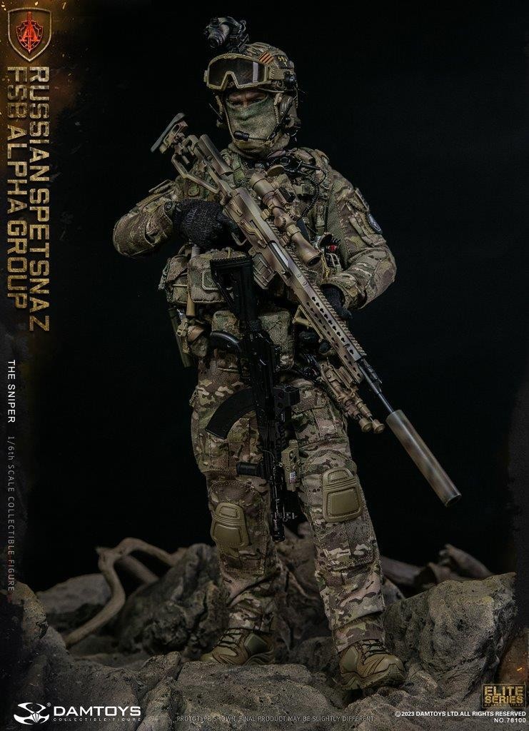 1/6 Scale Russian Spetsnaz FSB Alpha Group - The Sniper - MINT IN